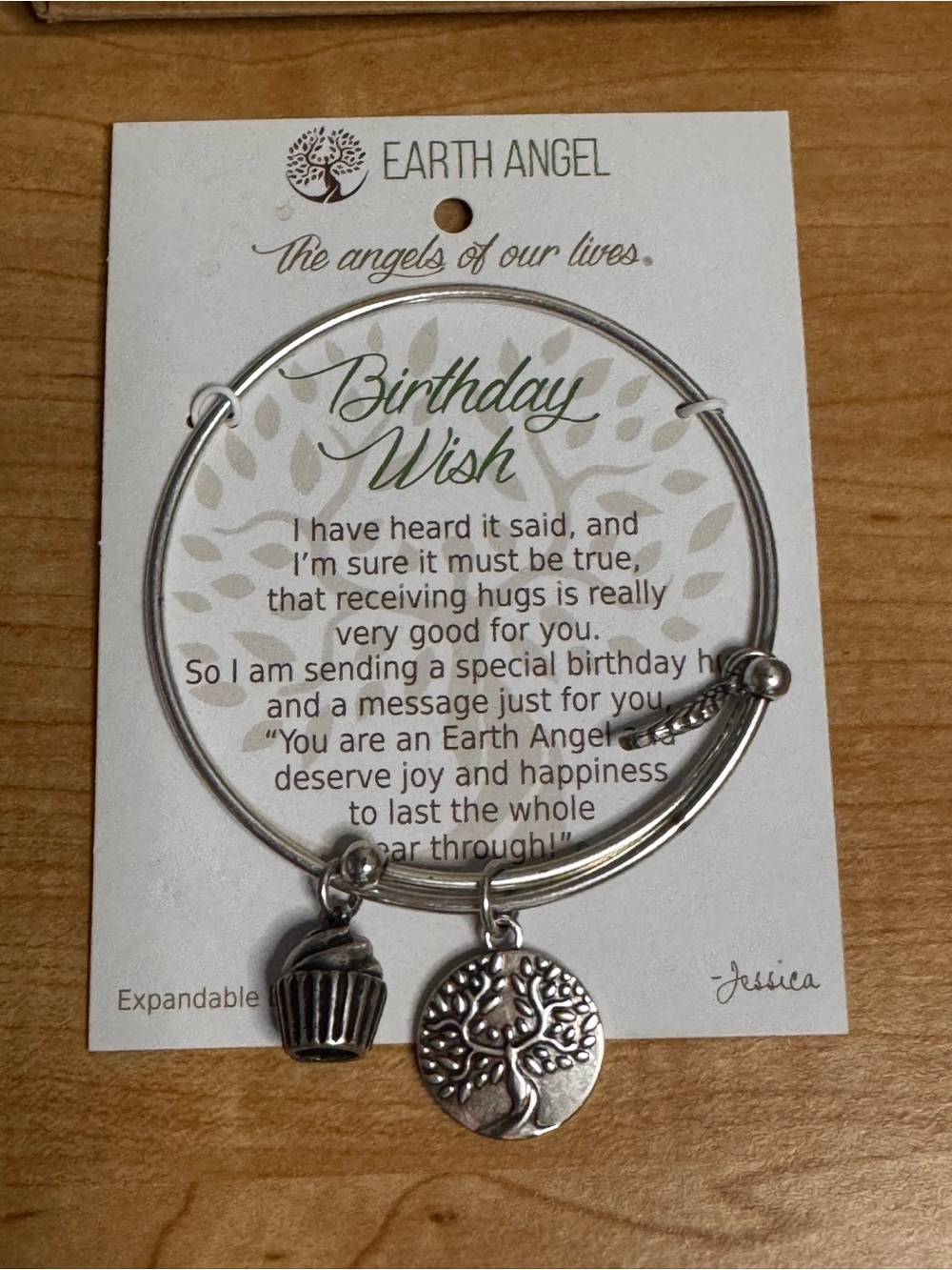 Earth Angel Birthday Wish Bracelet - NIB